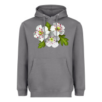 Storm Hawthorn Flower Heavyweight Hoodie - LillyAllenDesigns