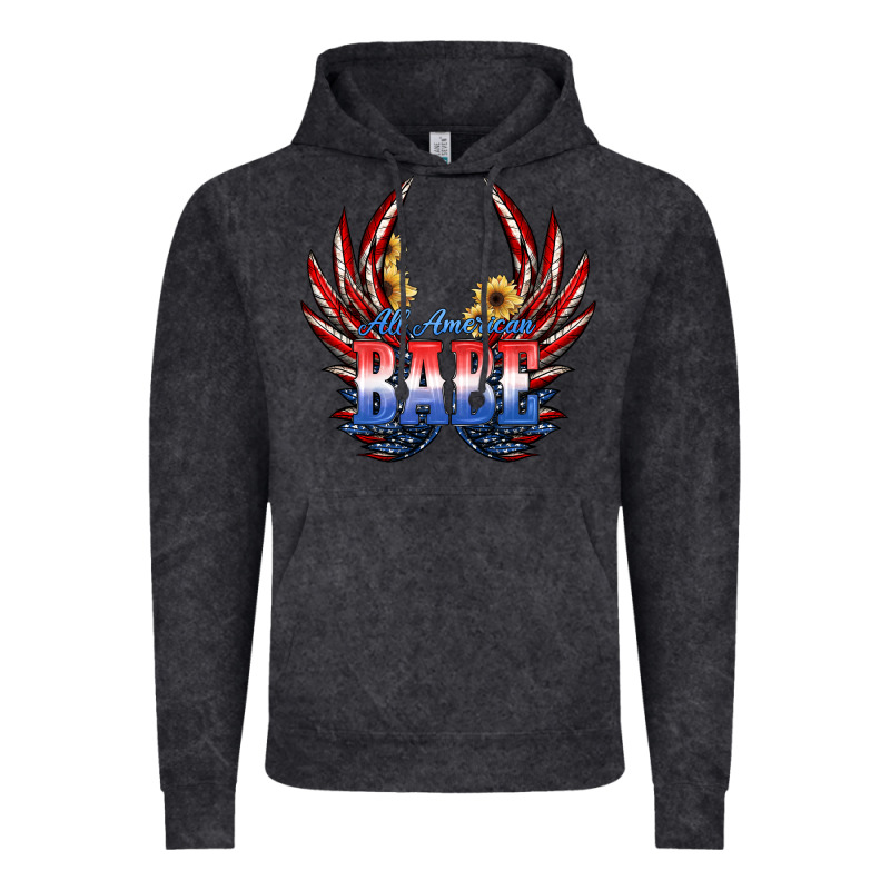 All America Babe Vintage Hoodie by JahusDesignShop | Teevron