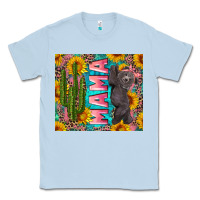 Dusty Blue western mama with baby bear Classic Tee - Artiststas