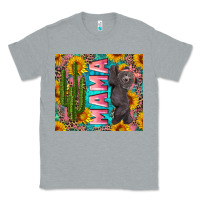 Heather Grey western mama with baby bear Classic Tee - Artiststas