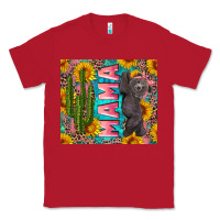 Red western mama with baby bear Classic Tee - Artiststas