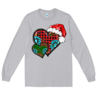 Moon Dust Christmas heart gemstones leopard Long Sleeve Tee - BarkalooDesign
