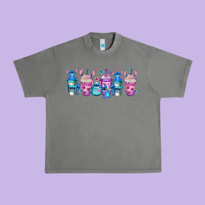 Stitch Coffee Cups Libbey Glass Urban Heavy Tee Designed By Jasminsmagicworld