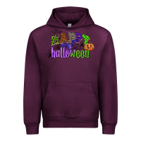 Mauve Wine happy halloween Urban Hoodie - CowGirlArtShop