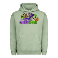 Pigment Oil Green happy halloween Urban Hoodie - CowGirlArtShop