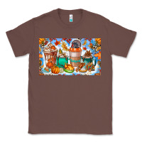 Chestnut Thanksgiving Coffee Drink Kids Cup Classic Tee - CowhideDigitalArt