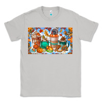 Moon Dust Thanksgiving Coffee Drink Kids Cup Classic Tee - CowhideDigitalArt