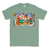 Sage Thanksgiving Coffee Drink Kids Cup Classic Tee - CowhideDigitalArt