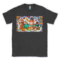 Smoke Thanksgiving Coffee Drink Kids Cup Classic Tee - CowhideDigitalArt