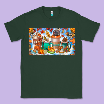Thanksgiving Coffee Drink Kids Cup Classic Tee Designed By Cowhidedigitalart
