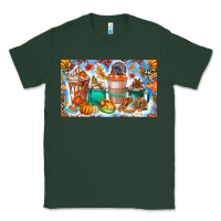 Sports Green Thanksgiving Coffee Drink Kids Cup Classic Tee - CowhideDigitalArt
