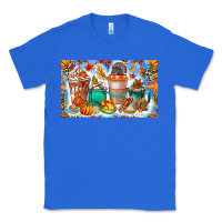 True Royal Thanksgiving Coffee Drink Kids Cup Classic Tee - CowhideDigitalArt