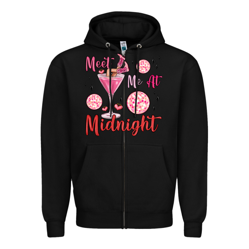 Meet Me At Midnight Zipper Hoodie by MaliasSmallBusiness | Teevron