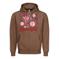 Chestnut meet me at midnight Zipper Hoodie - MaliasSmallBusiness