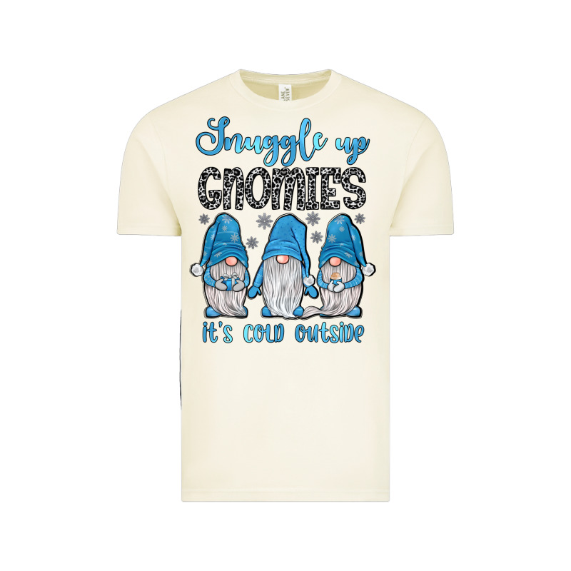 Snuggle Up Gnomies It's Cold Outside Vintage Tee by JahusDesignShop | Teevron