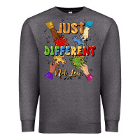 Charcoal Heather just different not less Premium Sweatshirt - Artiststas