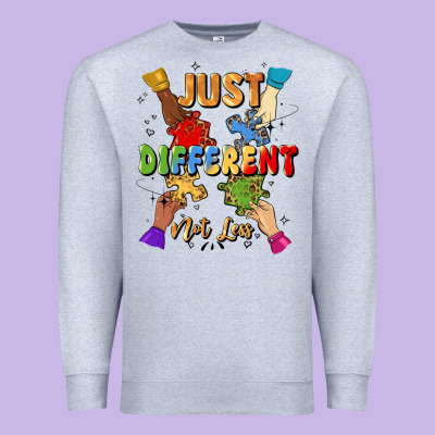 Just Different Not Less Premium Sweatshirt Designed By Artiststas