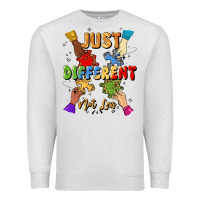 Oatmeal Heather just different not less Premium Sweatshirt - Artiststas