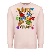 Pale Pink just different not less Premium Sweatshirt - Artiststas