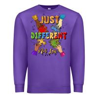 Purple just different not less Premium Sweatshirt - Artiststas