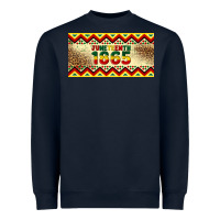 Navy juneteenth 1865 leopard licence plate template Heavyweight Sweatshirt - Artiststas