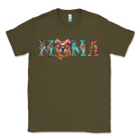 Army Green mama with bear Classic Tee - Artiststas