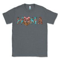 Charcoal Heather mama with bear Classic Tee - Artiststas