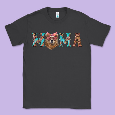 Mama With Bear Classic Tee Designed By Artiststas