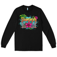 Black summer mom Long Sleeve Tee - NancyCooperArtShop
