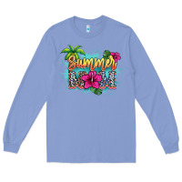 Colony Blue summer mom Long Sleeve Tee - NancyCooperArtShop