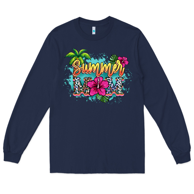 Summer Mom Long Sleeve Tee by NancyCooperArtShop | Teevron