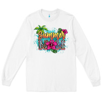 White summer mom Long Sleeve Tee - NancyCooperArtShop