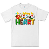 White teaching is a work of heart tbw Premium Tee - texasbilliewilder