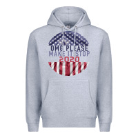 Heather Grey OMG Please Make it stop 2020 Premium Hoodie - Bettercallsaul