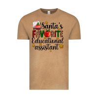 Vintage Camel santa's favorite educational assistant Vintage Tee - AdoDesignShop