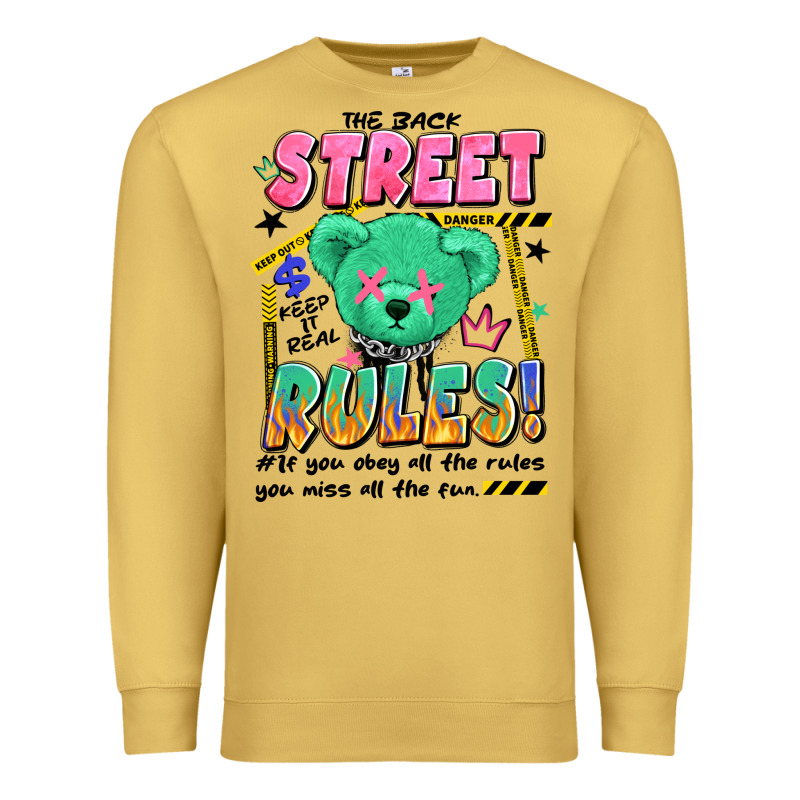 Street Rules Premium Sweatshirt by Artiststas | Teevron