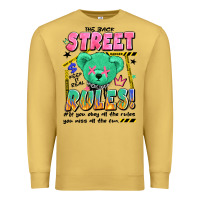 Antique Gold street rules Premium Sweatshirt - Artiststas