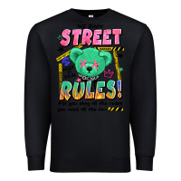 Black street rules Premium Sweatshirt - Artiststas
