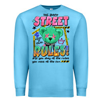 Ocean Blue street rules Premium Sweatshirt - Artiststas