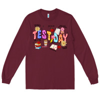 Burgundy test day Long Sleeve Tee - JahusDesignShop