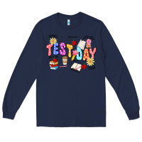 Navy test day Long Sleeve Tee - JahusDesignShop
