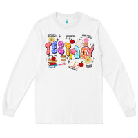 White test day Long Sleeve Tee - JahusDesignShop
