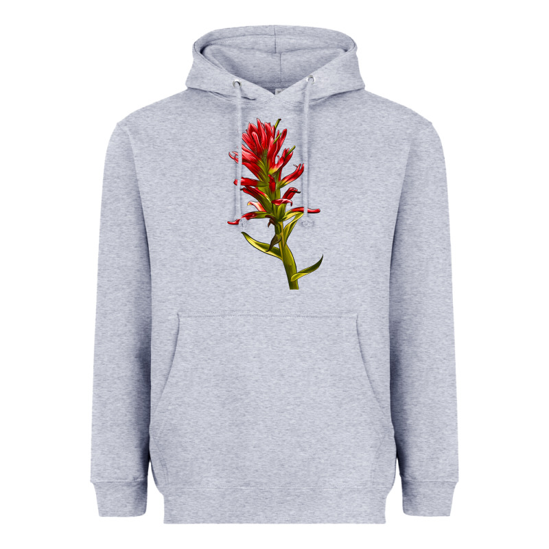 Indian Paintbrush Heavyweight Hoodie by LillyAllenDesigns | Teevron