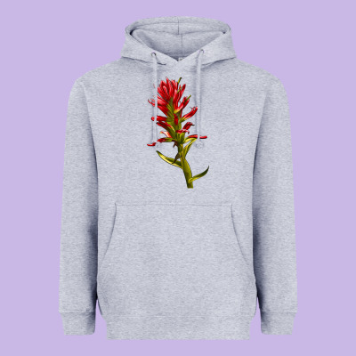 Indian Paintbrush Heavyweight Hoodie Designed By Lillyallendesigns
