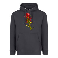 Smoke Indian Paintbrush Heavyweight Hoodie - LillyAllenDesigns
