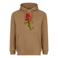 Toasted Coconut Indian Paintbrush Heavyweight Hoodie - LillyAllenDesigns