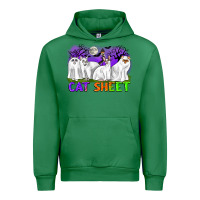 Emerald cat sheet ghost cats halloween Urban Hoodie - CowGirlArtShop