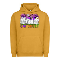 Pigment Peanut Butter cat sheet ghost cats halloween Urban Hoodie - CowGirlArtShop