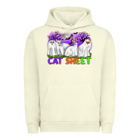 Pigment Pistachio cat sheet ghost cats halloween Urban Hoodie - CowGirlArtShop