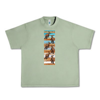 Oil Green dinosaur parasaurolophus pen wrap Urban Heavy Tee - Artiststas